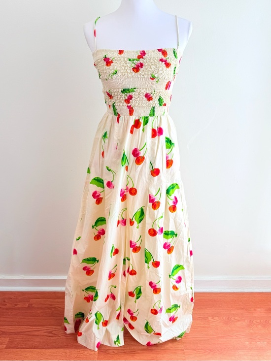 Swf Pants - SWF S/W/F CHERRY BOMB PRINT WIDE LEG JUMPSUIT